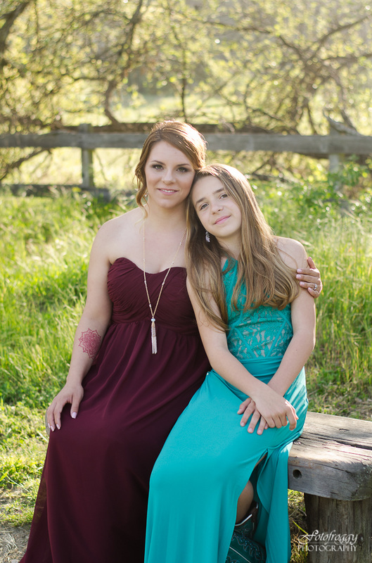 Mother Daughter portraits Garland Ranch, Ca - Fotofroggy Photography