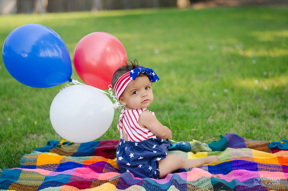 Fotofroggy Photography - patriotic toddler